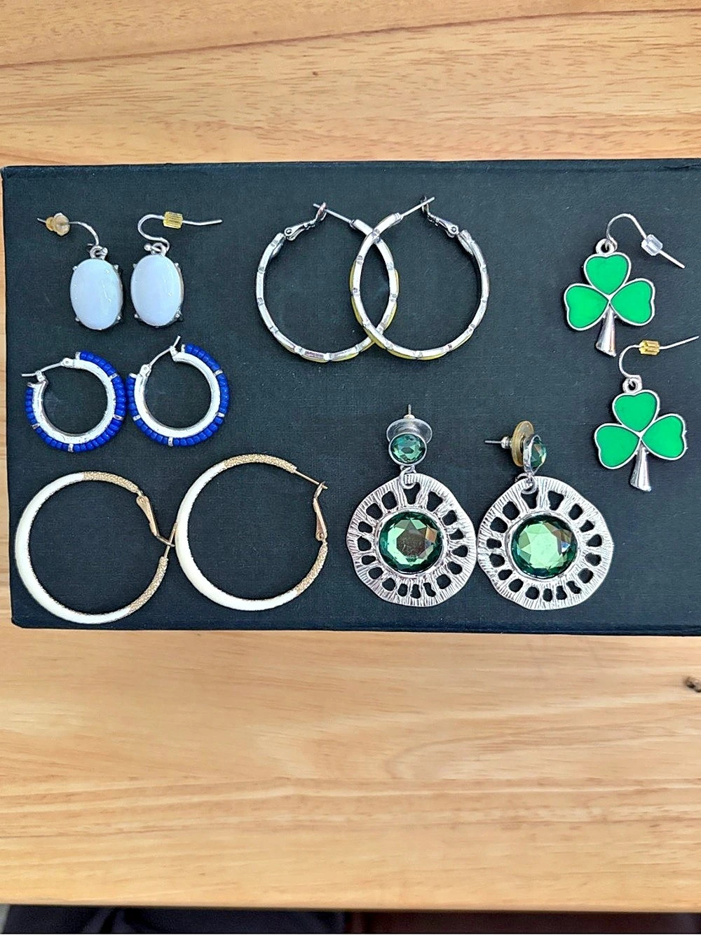 Assorted Colorful Earrings Sets-6 Pairs